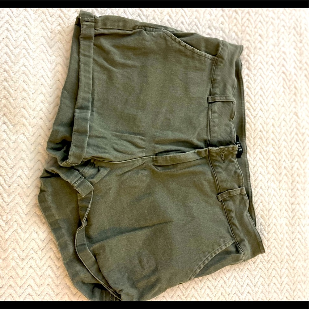 Green shorts
